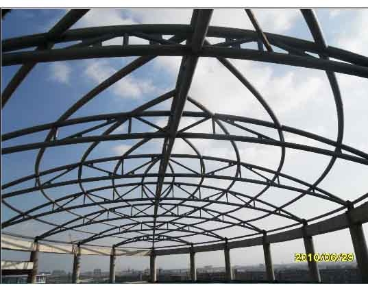 自贡中煤朔州宾馆管桁架工程